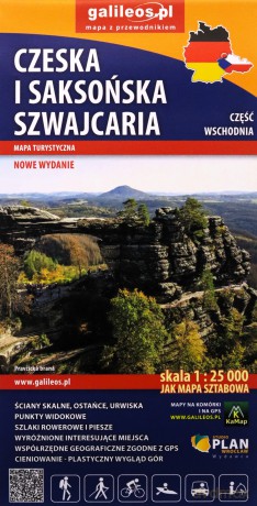 Mapa turystyczna - Czeska i Saksońska Szwajacaria [KSIĄŻKA]