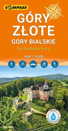 Mapa turystyczna - Góry Złote laminowana [KSIĄŻKA]