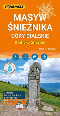 Mapa turystyczna - Masyw Śnieżnika laminowana [KSIĄŻKA]