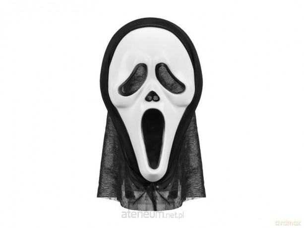 Maska Halloween z kapturem 18x31cm