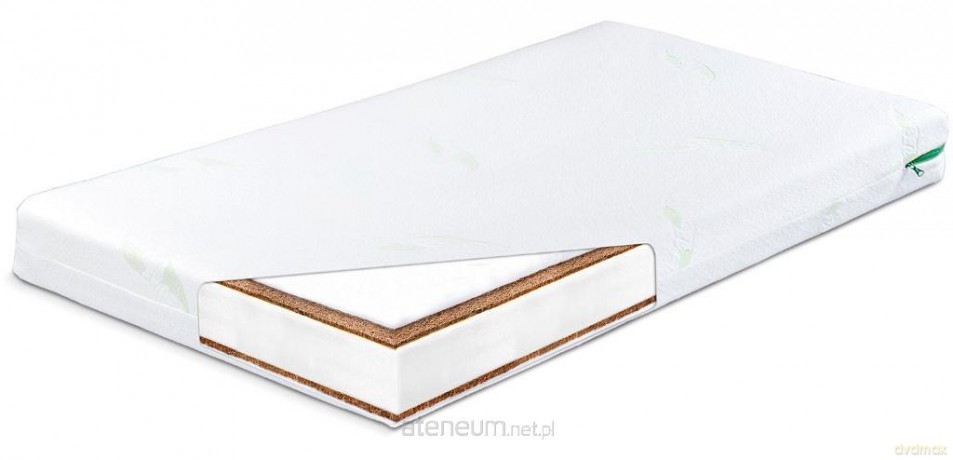 Materac kokos-pianka-kokos Luxe aloe vera 120x60cm