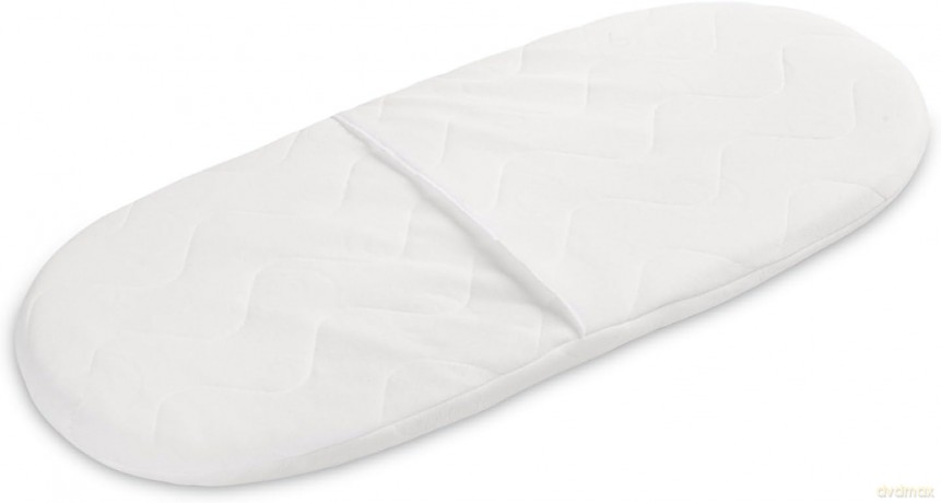 Materacyk do wózka gondoli 75x35cm pikowany biały