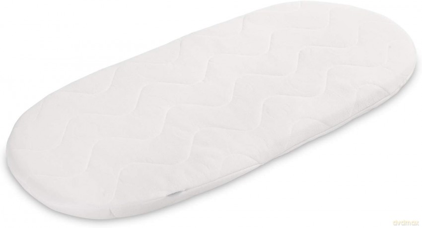 Materacyk do wózka gondoli 75x35cm pikowany biały