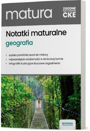Matura 2026 Geografia Notatki zakres rozszerzony [KSIĄŻKA]