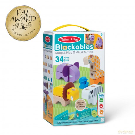 Mellisa&Doug: Blockables - Zwierzątka Safari