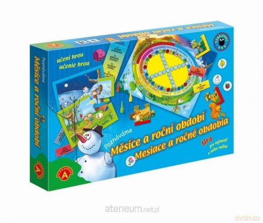 Miesiące i pory roku CZ/SK [GRA PLANSZOWA]
