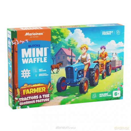 Mini Waffle 110el Farmer Traktory i wypasiona łąka [KLOCKI]