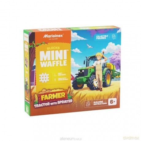 Mini Waffle 50el Farmer Traktor z opryskiwaczem [KLOCKI]