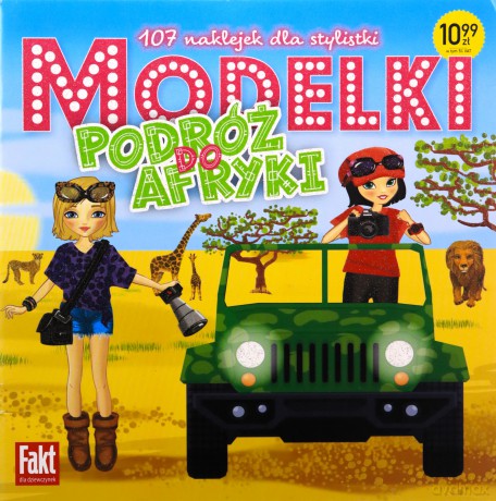 Modelki Podróż do Afryki. 107 naklejek.. [KSIĄŻKA]