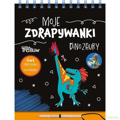 Moje zdrapywanki. Spy Guy. Dinozaury [KSIĄŻKA]