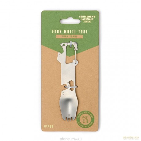 Multitool mini z łyżką i widelcem 12w1