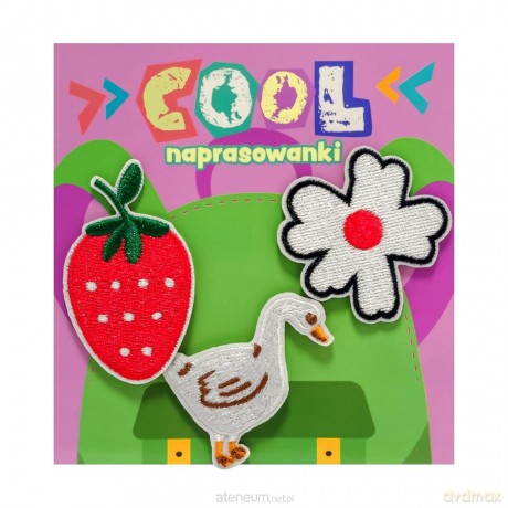 Naszywki/ naprasowanki na plecak cool. Gęś