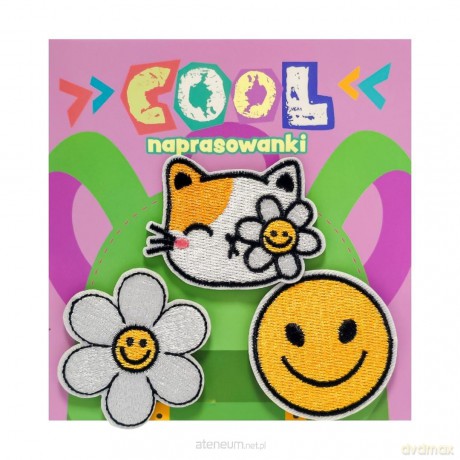 Naszywki/ naprasowanki na plecak cool. Kotek