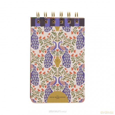 Notatnik A Dopo Twin Wire Peacock