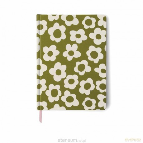 Notatnik Jumbo Green Groovy Floral