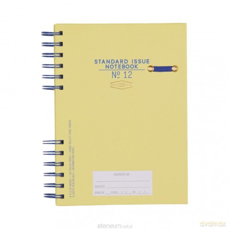 Notatnik Standard Issue No.12 Cobalt + Citron