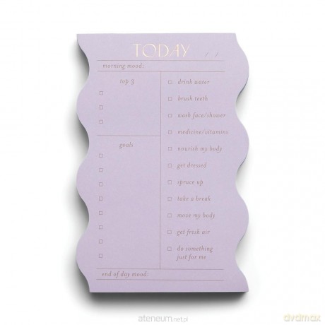 Notatnik Wavy Daily Lilac
