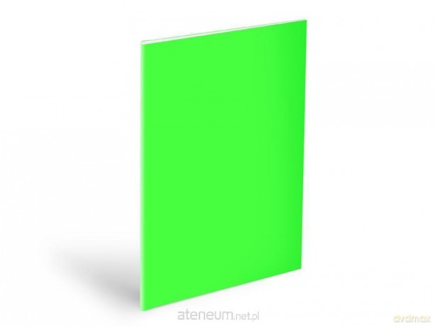 Okładka na zeszyt A4 neon green 180mic (10szt)