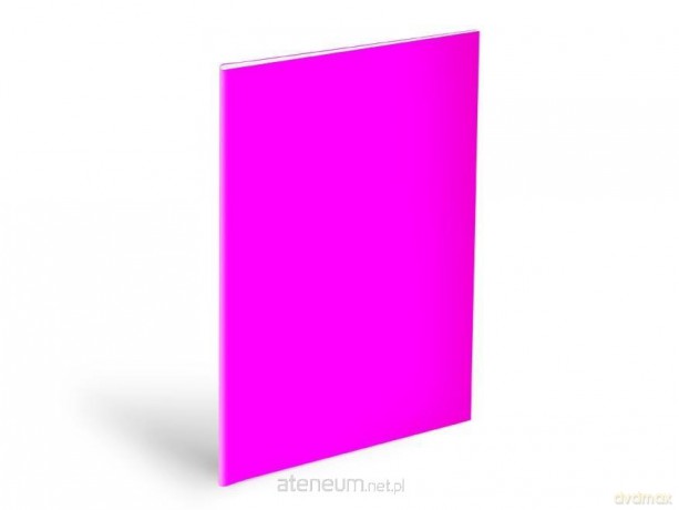 Okładka na zeszyt A4 neon pink 180mic (10szt)