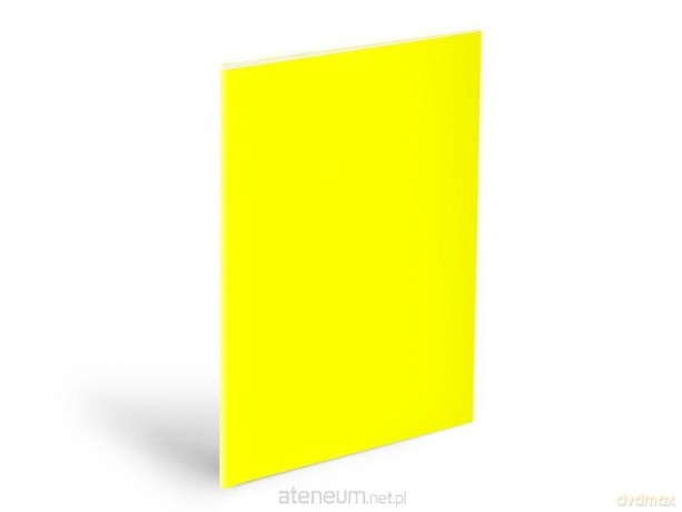 Okładka na zeszyt A5 neon yellow 180mic (10szt)
