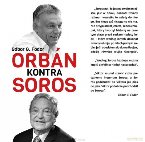 Orban kontra Soros. Trzy rozdziały o czterech... - Gabor Fodor [KSIĄŻKA]