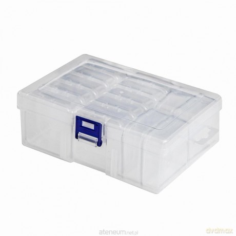Organizer + 14 pudełek 11,7x16,4x5,8cm