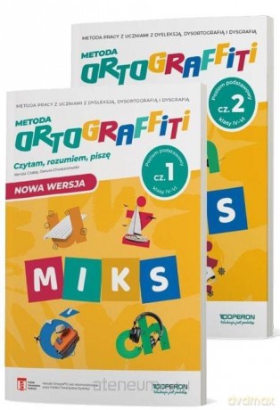 Ortograffiti SP 4-6 MIKS. zakres podstawowy cz.1-2 - Renata Czabaj, Danuta Chwastniewska [KSIĄŻKA]