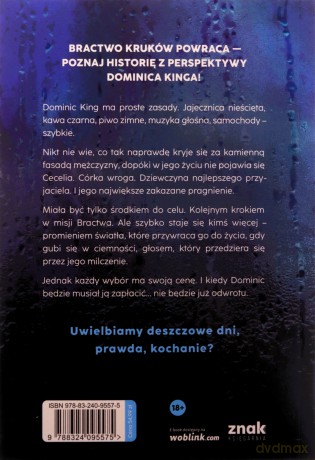 Ostatni deszczowy dzień Bractwo Kruków Dziedzictwo - Kate Stewart [KSIĄŻKA]