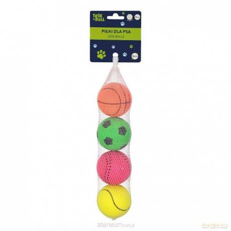 Piłka dla Psa 4szt 6cm