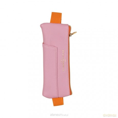 Piórnik z gumką Pink + Orange