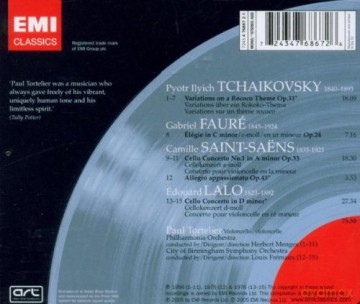 Tortelier: Cello Concertos [CD]