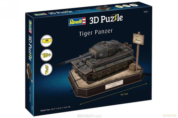 Puzzle 3D Tiger I - German Tank [PUZZLE]