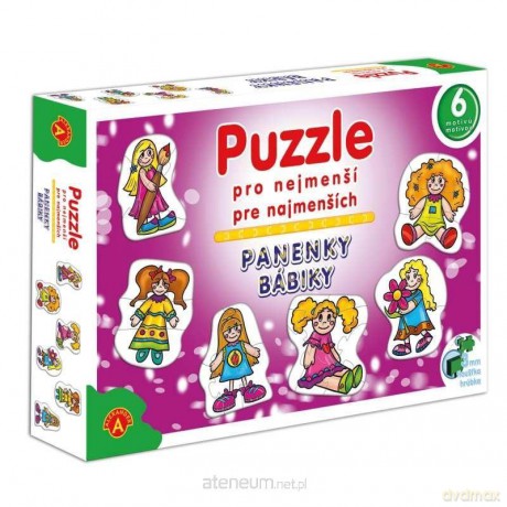 Puzzle dla maluszków - Lalki CZ/SK [PUZZLE]