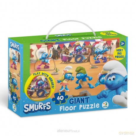 Puzzle podłogowe 40 Muzyka gra Smerfy [PUZZLE]