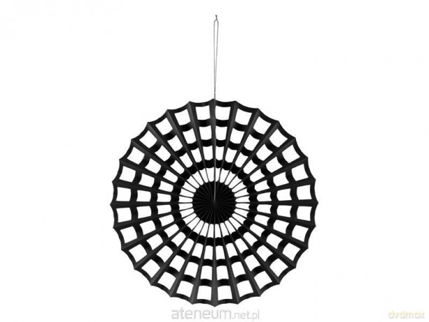 Rozeta dekoracyjna Pajęczyna czarny 50cm