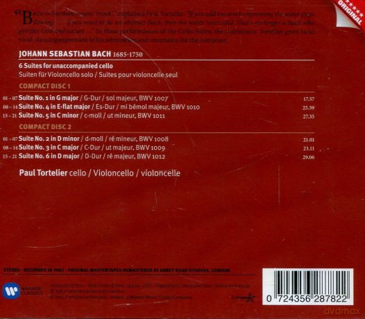 Tortelier: Groc - Cello Suites [2CD]
