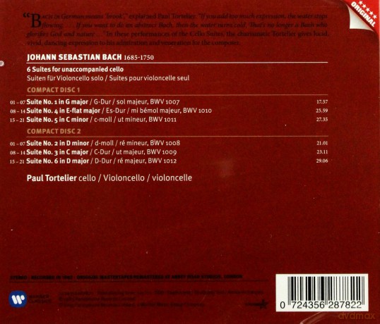 Tortelier: Groc - Cello Suites [2CD]