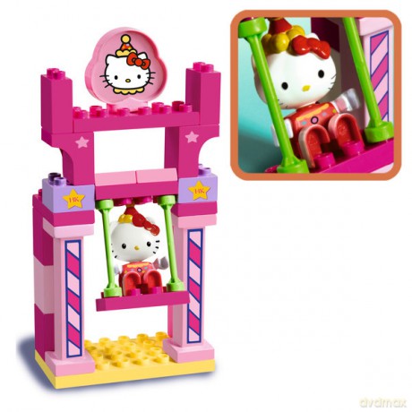 Big Klocki Huśtawka Hello Kitty, 26 El. [KLOCKI]