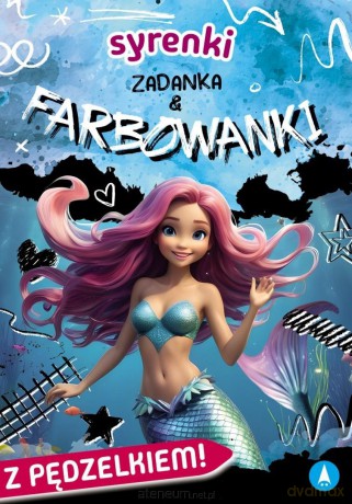 Syrenki. Zadanka & farbowanki - Monika Ślizowska [KSIĄŻKA]