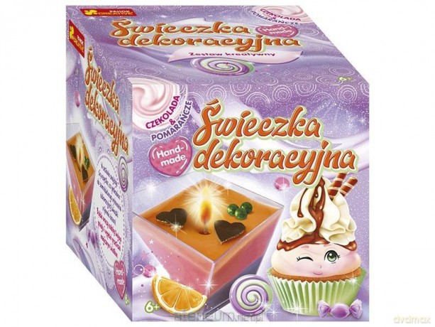 Świeczka dekoracyjna - czekolada&pomarańcze