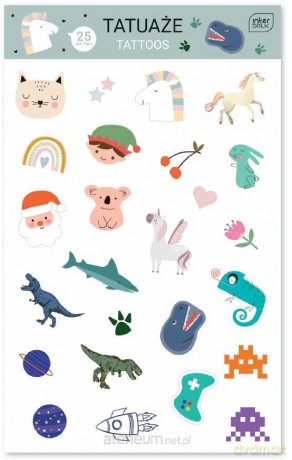 Tatuaże zmywalne Kids 25szt