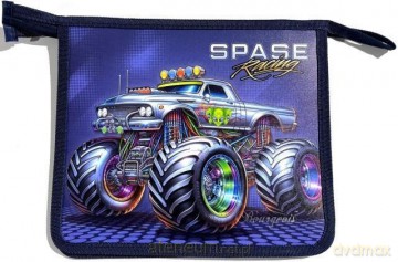 Teczka-torba A5+ zapinana na zamek Monster Truck