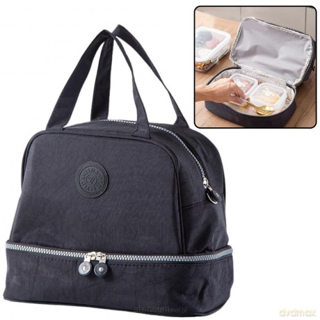 Torba termiczna izolacyjna czarna 27cm