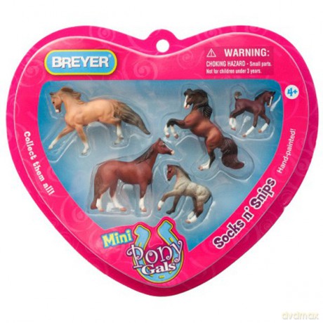 Breyer Mini Koniki W Serduszku 5 Szt. [ZABAWKA]