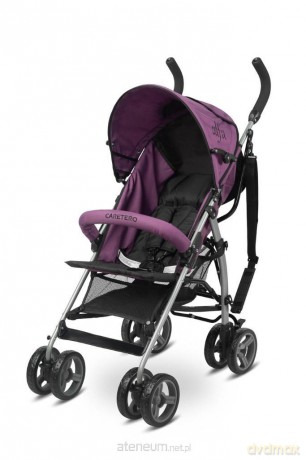 Wózek spacerowy Alfa purpurowy
