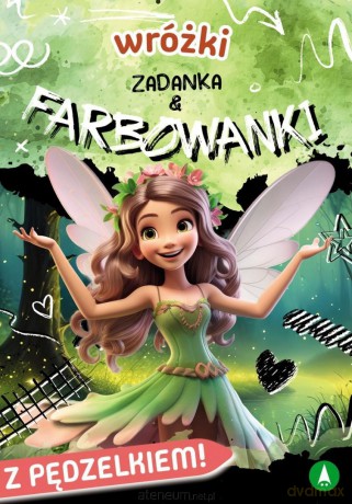 Wróżki. Zadanka & farbowanki - Monika Ślizowska [KSIĄŻKA]