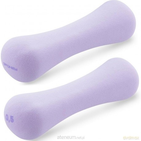 Zestaw hantli 2x0,5kg Bone fiolet