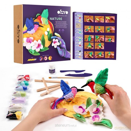 Zestaw kreatywny do modelowania 3D Kolibry