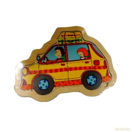Brimarex Drewniana Układanka Auto [ZABAWKA]