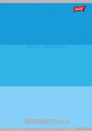Zeszyt A5/60K kratka Niemiecki ze ściągą (10szt)